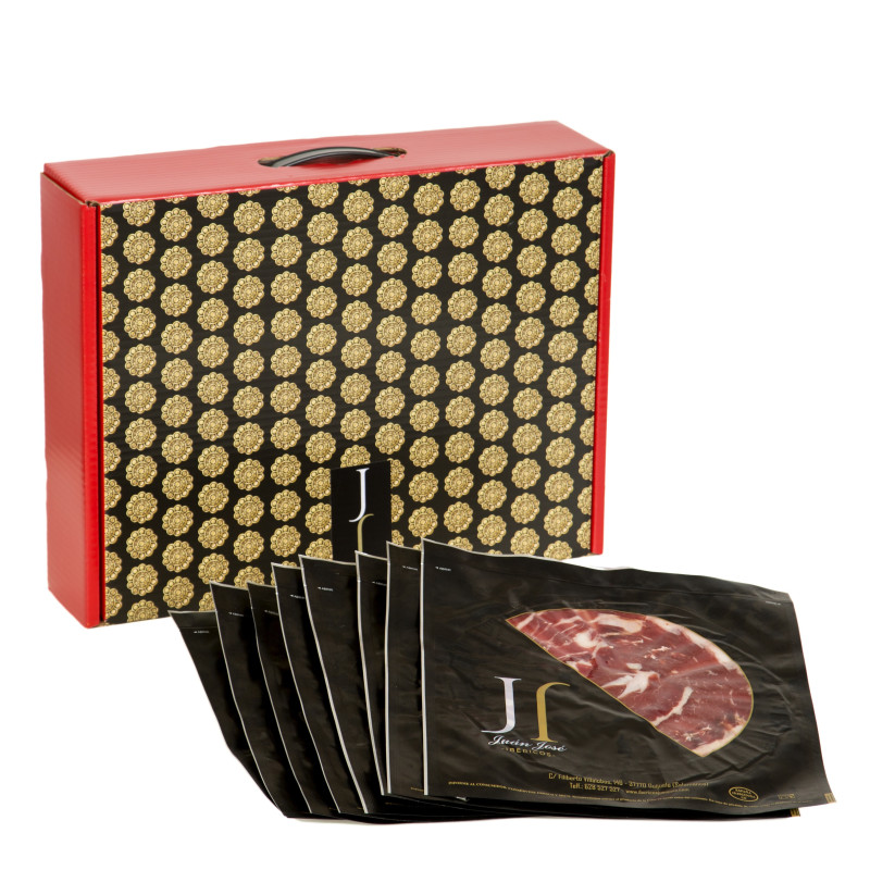 Lote Jamón de Bellota 100% Raza Ibérica cortado a cuchillo